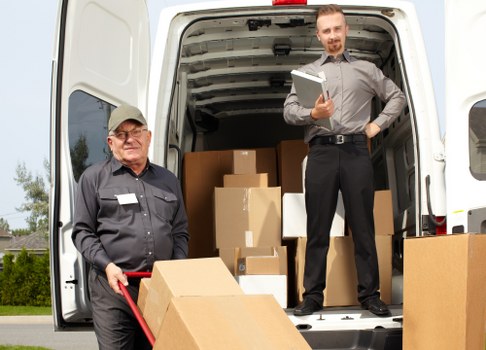 Removal team planning a house move in Chislehurst