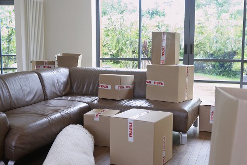 Furniture being carefully moved from a Chislehurst property